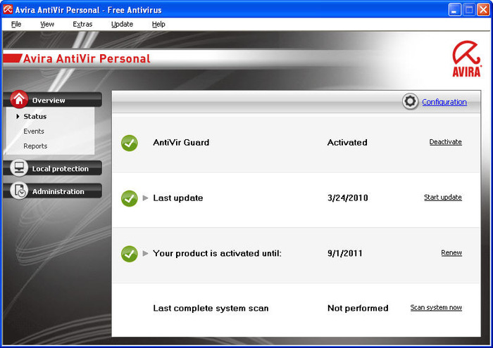 scaricare antivirus gratis avira